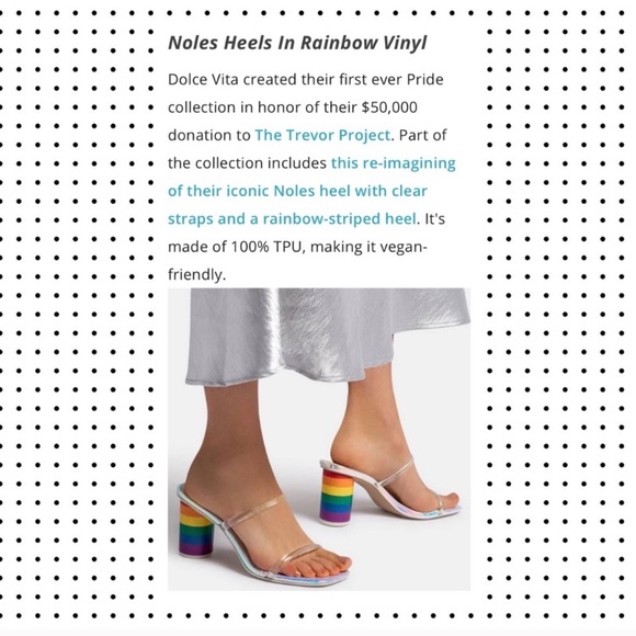 - Dolce Vita Rainbow Noles Heel Sandal - Picture 3 of 6